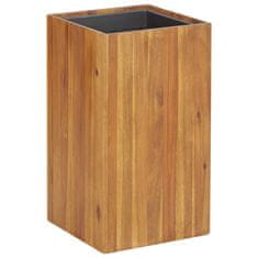 Vidaxl Visoka greda z loncem 33,5x33,5x60 cm trden akacijev les