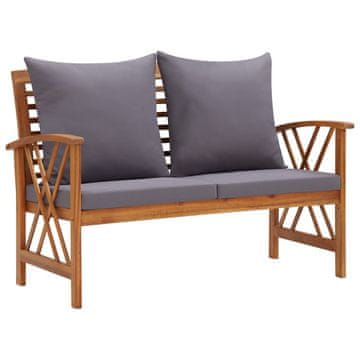 Vidaxl Vrtna klop 119 cm trden akacijev les