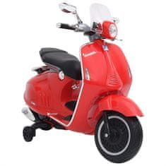 Vidaxl Otroški električni motor Vespa GTS300 rdeč