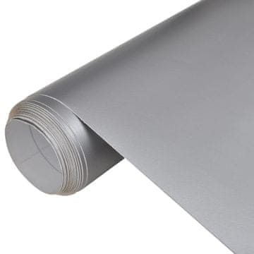 Vidaxl Folija za avto 2 kosa mat srebrna 100x150 cm