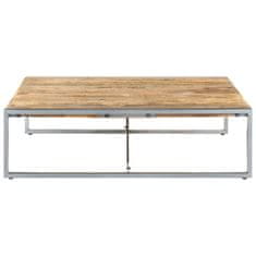 Vidaxl Klubska mizica 140x140x40 cm robusten mangov les