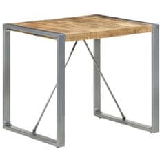 Vidaxl Jedilna miza 80x80x75 cm robusten mangov les