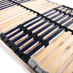 Vidaxl Letveno dno za posteljo 2 kosa z 42 letvicami 7 con 90x200 cm