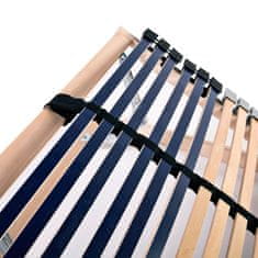 Vidaxl Letveno posteljno dno 2 kosa z 42 letvicami 7 con 80x200 cm
