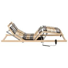 Vidaxl Električno letveno posteljno dno 42 letvic 7 con 90x200 cm