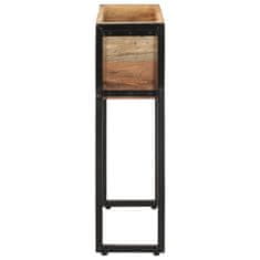 Vidaxl Cvetlično korito 60x20x68 cm trden predelan les