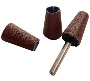 Probrus Brusilni trak konični 20/12x35 mm P180 (10 kosov+1 gumi nosilec)