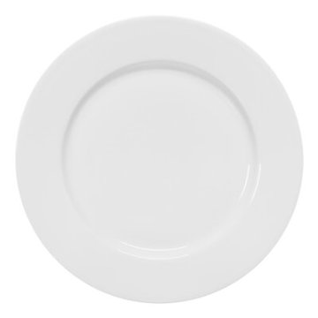 DUKA Felicia Plitev Krožnik 26 Cm Beli Porcelan
