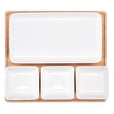 DUKA Modularni Pladenj Za Posodo 26X23X2 Cm Rjav Les