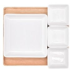 DUKA Modularni Pladenj Za Posodo 26X23X2 Cm Rjav Les