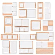 DUKA Modularni Pladenj Za Posodo 26X23X2 Cm Rjav Les