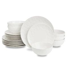 DUKA Jedilni Set Za 6 Oseb Vrtnice Sara 18 Kosov Belega Porcelana