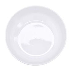 DUKA Skleda Za Solato S Pokrovom Warewood 30X10 Cm Beli Porcelan Les