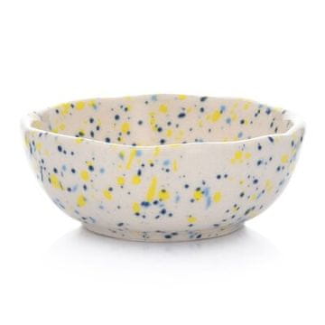 DUKA Punkt Skodelica 60 Ml Modra Rumena Gres