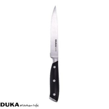DUKA Nož Za Zelenjavo Varda Črn Iz Nerjavečega Jekla