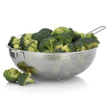 DUKA Kuhinjsko Cedilo Skarp 28 Cm Srebrno Iz Nerjavečega Jekla