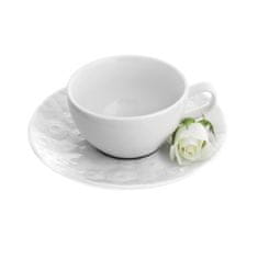 DUKA Komplet Skodelic S Podstavki Sara 8 Kosov 200 Ml Porcelana