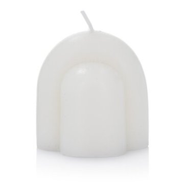 DUKA Dekorativna Sveča Modernist 5X5,5 Cm Krem Parafin