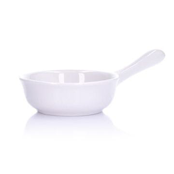 DUKA Skleda Za Pomakanje Z Ročajem Dip 6 Cm Iz Belega Porcelana