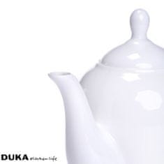 DUKA Felicia 1300 Ml Čajnik Iz Belega Porcelana