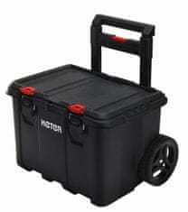 KETER Kovček voziček Stack’N’Roll Mobile, črn (251493)