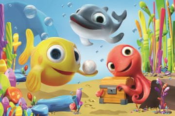 Trefl Puzzle Fish MiniMini MAXI 24 kosov