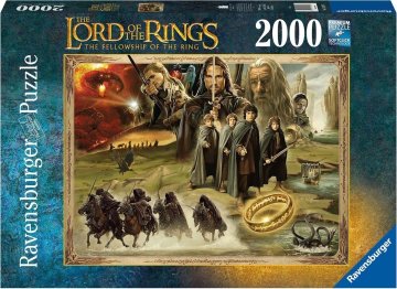 Ravensburger Puzzle Gospodar prstanov: Bratstvo prstana 2000 kosov