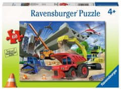 Ravensburger Puzzle Gradbena vozila 60 kosov