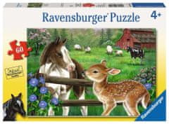 Ravensburger Puzzle Žrebe in srne 60 kosov