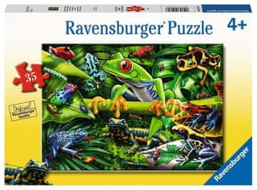 Ravensburger Neverjetne dvoživke sestavljanka 35 kosov