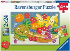 Ravensburger Puzzle Cheeky fruits 2x24 kosov