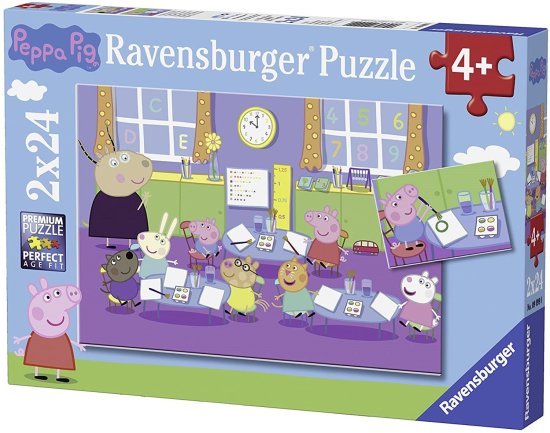 Ravensburger Puzzle Peppa Pig at school 2x24 kosov