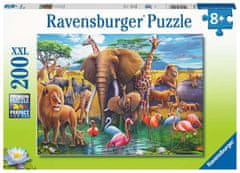Ravensburger Puzzle Živali na napajališču XXL 200 kosov