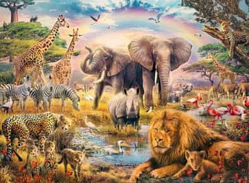 Ravensburger Puzzle Afriška savana XXL 100 kosov