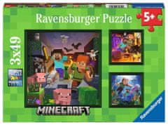 Ravensburger Puzzle Minecraft Biomes 3x49 kosov