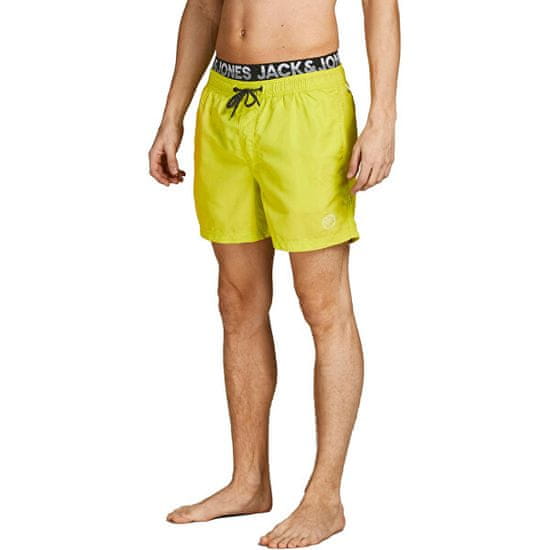 Jack&Jones JPSTCRETE 12203815 Moške plavalne hlače Lime Punch