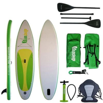  Wasup Lite 106 SUP deska, s kajak veslom in sedežem, 10.6 x 32 x 6 