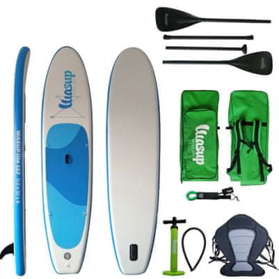  Wasup Lite 112 SUP deska, s kajak veslom in sedežem, 11.2 x 32 x 6