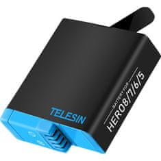 TELESIN Telesin dodatna baterija za GoPro Hero 8/7/6/5 Black