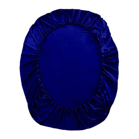 Silk Factory svilena rjuha z elastiko - Marine Blue
