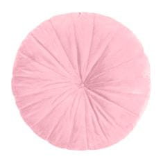 Homla OLLIE Okrasni okrogli vzglavnik rožnat barve 40 cm