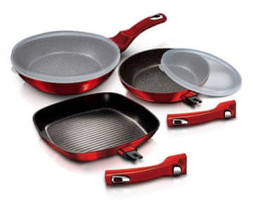 Berlingerhaus Komplet 3 granitnih posod Bh-6796