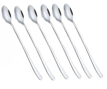 KINGHoff Koktajl žlica 6 kosov za Latte Kh-1340 Polirana