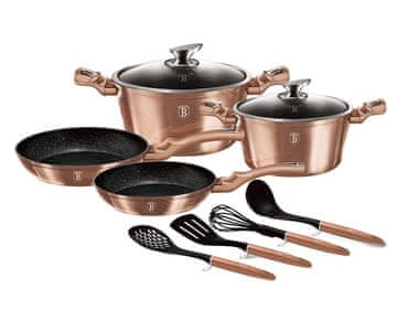 Berlingerhaus Bh-6142 Rose Gold Granit Pot Set