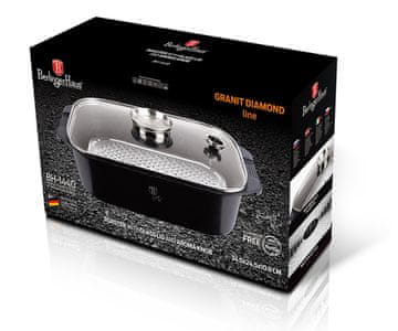 Berlingerhaus Granitni pekač z rešetko 1440