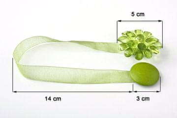Eurofirany Dekorativna kljuka z magnetom Oranžna