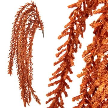 Eurofirany Cvetni cvet 105 Dolžina 100 cm Dolžina listov 65 cm Oranžna