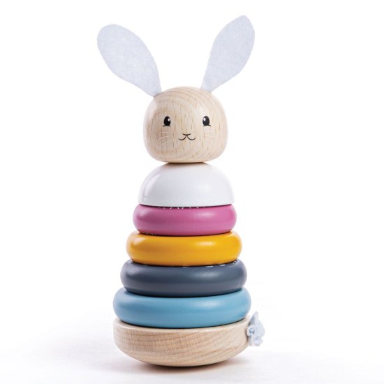Bigjigs Toys Bigjigs Baby Leseni motorizirani stolp za zajca