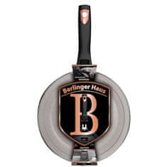 Berlingerhaus Ponev s snemljivim ročajem in pokrovom 24 cm Black Rose Collection BH-1951