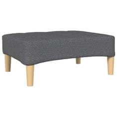 Vidaxl Stolček za noge svetlo siv 78x56x32 cm blago